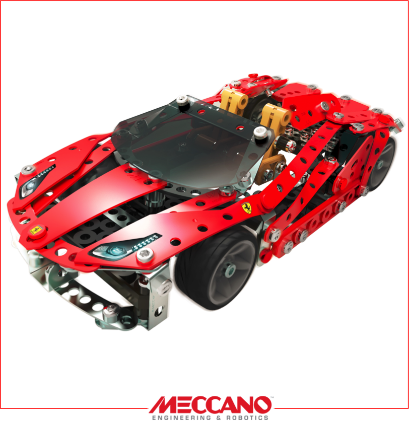 photo jouet meccano ferrari rouge