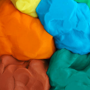 pâte à sel colorée